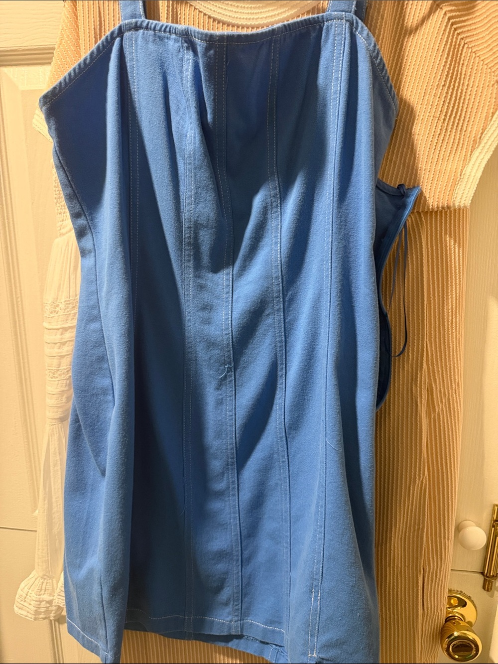 Papermoon Blue Corset-Style Mini Dress